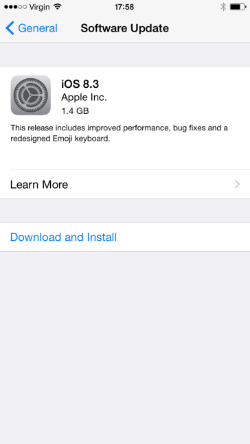蘋果iOS 8.3更新發(fā)布：首個(gè)公眾測(cè)試版系統(tǒng)