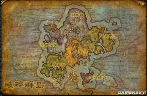 《魔獸世界：軍團再臨》新區(qū)域破碎群島預覽 探索上古遺跡