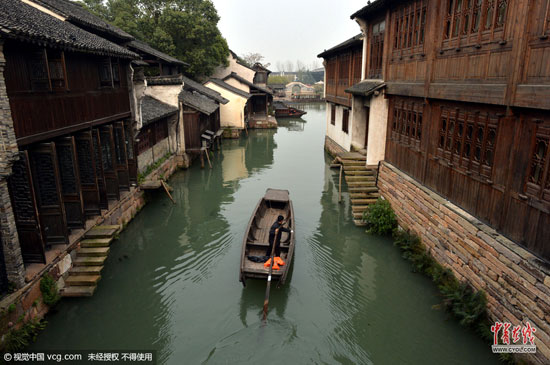 烏鎮(zhèn)景區(qū)小橋流水，靜候八方來賓。(圖片作者：李震宇)