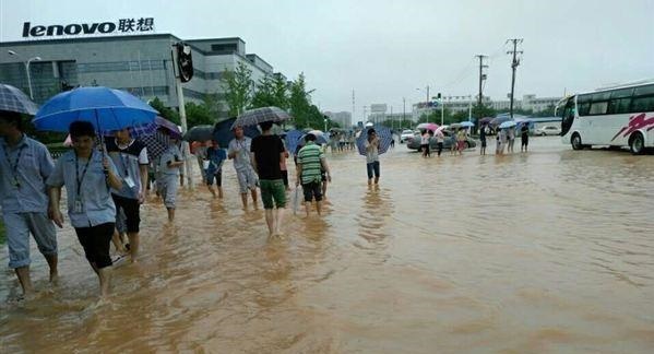 聯(lián)想武漢工廠因暴雨停產(chǎn) 每日或損失百萬利潤(rùn)