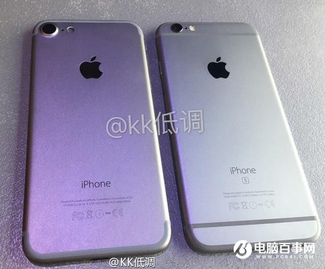 iPhone7與iPhone 6s真機對比圖來了！