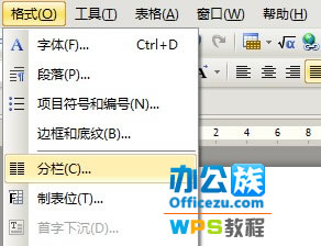 WPS文檔分欄設(shè)置，讓排版更完美