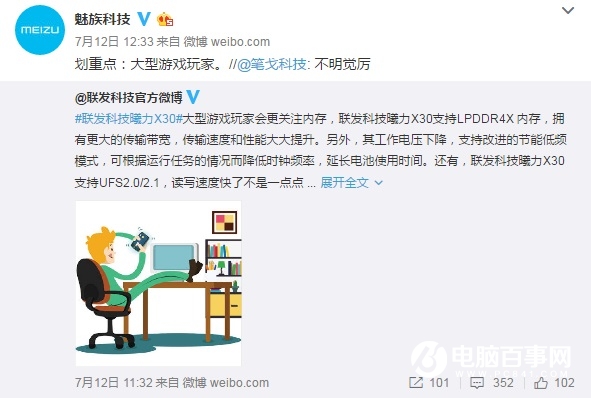 聯(lián)發(fā)科X30游戲性能暴增！魅族PRO7終于松了口氣