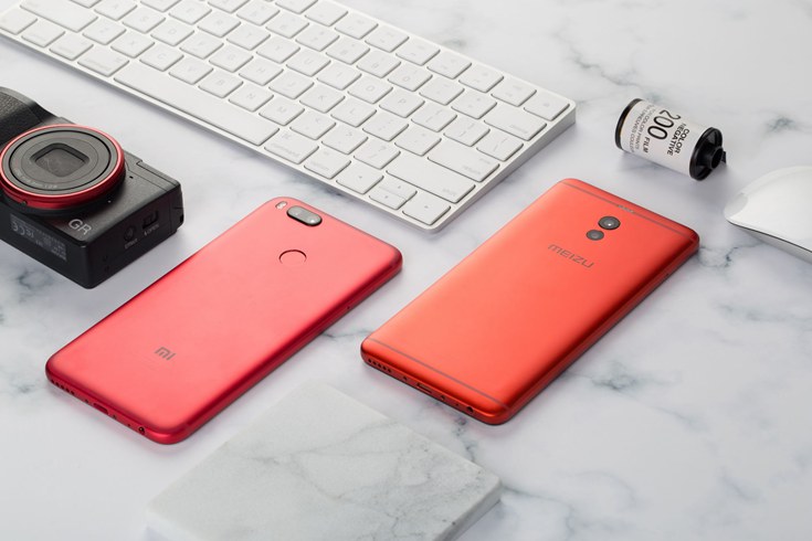 小米5X紅色版和魅藍(lán)Note6猩焰紅對比圖賞 哪個好看？