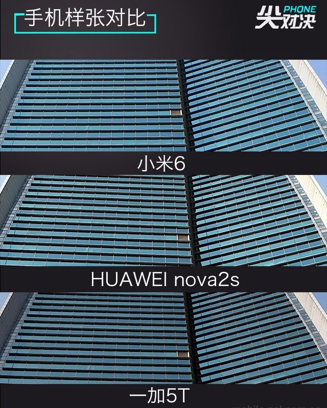 一加5T、華為Nova2s、小米6對比評測 誰更超值？
