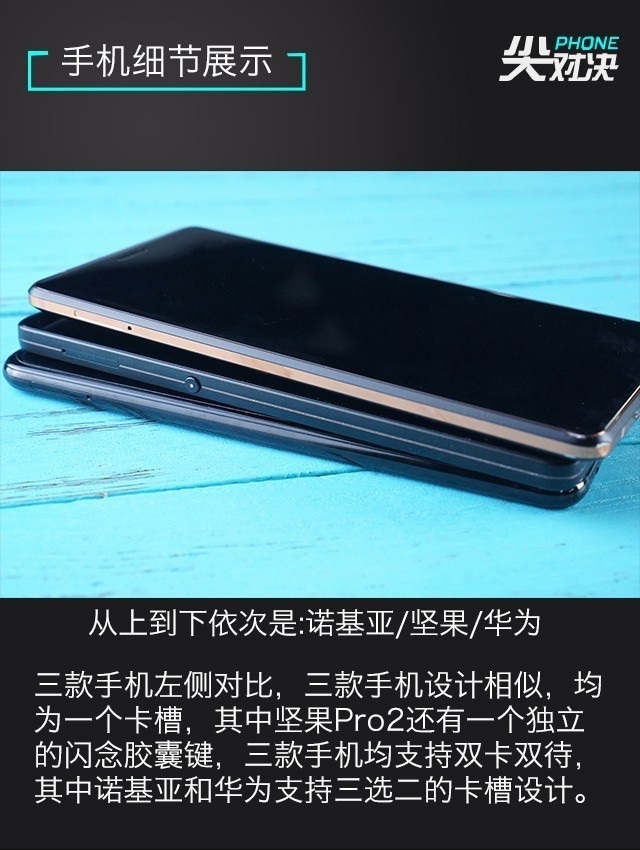 全面屏對決 諾基亞7 Plus、堅(jiān)果Pro2、華為Nova2s對比評測