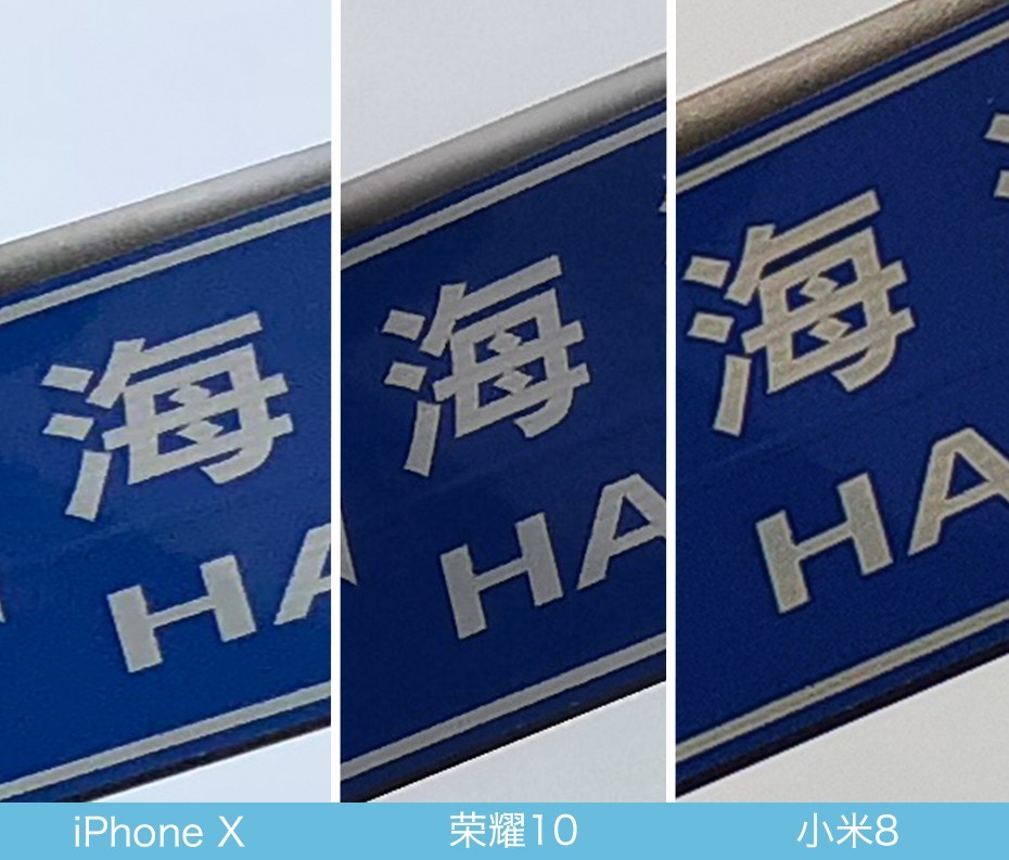 iPhone X、榮耀10、小米8拍照對比評測 蘋果秒殺一切？