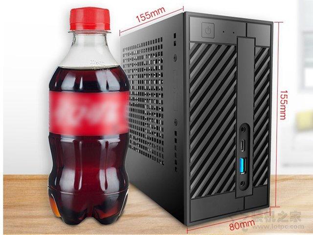300毫升可樂瓶高度Mini主機！intel四核i3-8100超迷你主機配置推薦