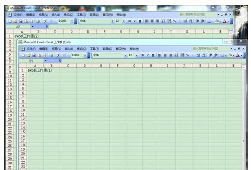 Excel2007中如何將兩個(gè)工作表分開(kāi)窗口顯示？